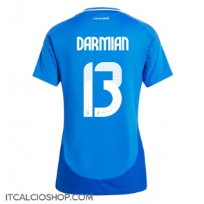 Italia Matteo Darmian #13 Prima Maglia Femmina Europei 2024 Manica Corta